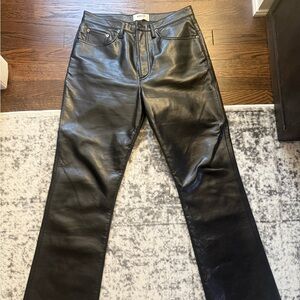Agolde faux leather pants